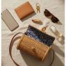 Sac en rotin piqué naturel