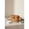 Sac seau en rotin piqué naturel