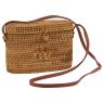 Sac seau en rotin piqué naturel