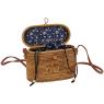 Sac seau en rotin piqué naturel