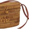 Sac seau en rotin piqué naturel