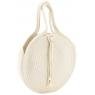 Round cotton rope and jute bag