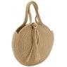 Round cotton rope and jute bag