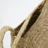 Sac rond en jute naturelle et teintée