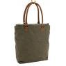 Cotton and cow skin handbag Madame