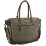 Cotton and leather handbag Charleston