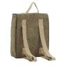 Natural jute backpack