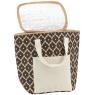 Sac lunch isotherme en jute - Diamants