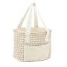 Small jute isothermal bag - Geometric design