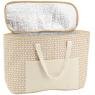 Big jute isothermal bag - Geometric design