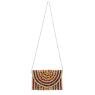 Jute and cotton handbag