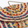 Jute and cotton handbag