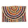 Pochette en jute et coton