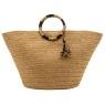 Shopping bag in natural paper rope