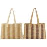 Rectangular woven paper bag