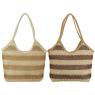 Rectangular woven paper bag