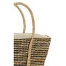 Sac en jonc de mer et coton.