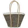 Sac en jonc de mer et coton.