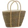 Seagrass and cotton bag