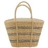 Sac en jonc de mer et coton.