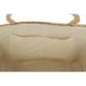 Bag made of seagrass and cotton.