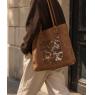 Leather and cowhide bag