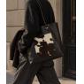 Leather and cowhide bag