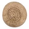 Panier boule en jonc