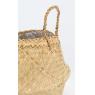 Sac rond en jonc naturel