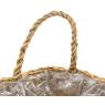 Sac rond en jonc naturel