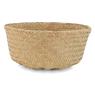 Round natural rush bag