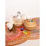 Sac rond en jonc naturel