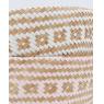 Panier boule en jonc