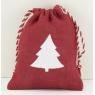 Drawstring bag in jute