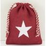 Drawstring bag in jute