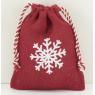 Drawstring bag in jute