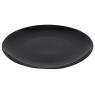 Assiettes en porcelaine noire