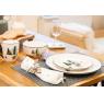 White porcelain plates