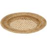 Plate in rattan