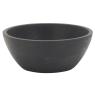 Black acacia wood salad bowl