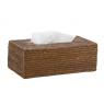 Rattan tissue holder box
