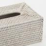 Rattan tissue holder box