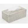 Rattan tissue holder box