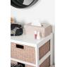 Rattan tissue holder box