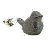 Cast iron tablecloth weights with bird design