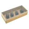 Cast iron tablecloth weights with bird design