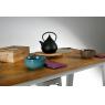 Black color cast iron teapot 1.1l