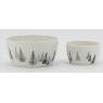 Speckled ceramic salad bowl