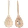 Acacia wood salad server