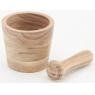 Acacia wood mortar and pestle